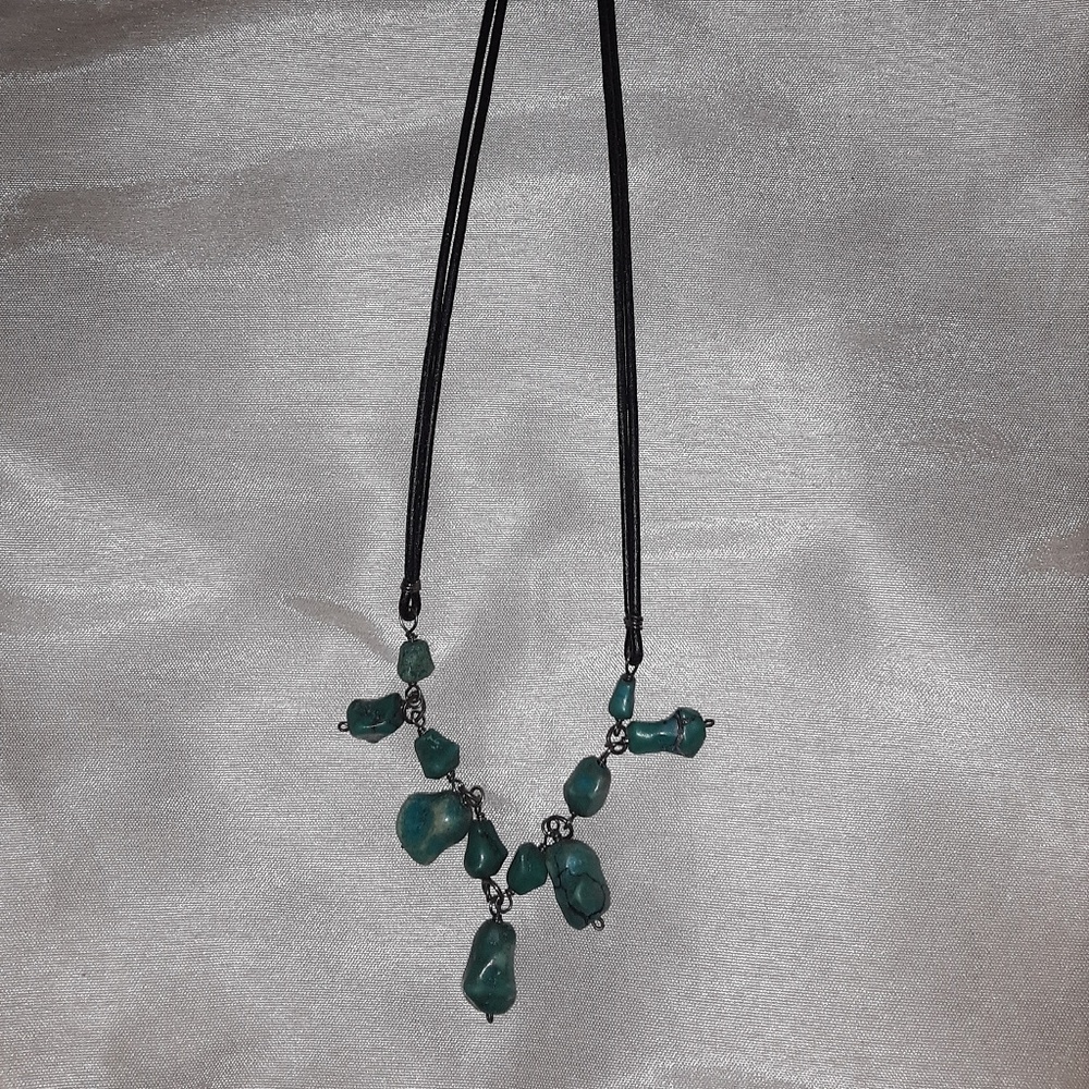 BUNDLE SALE Handmade real turquoise necklace